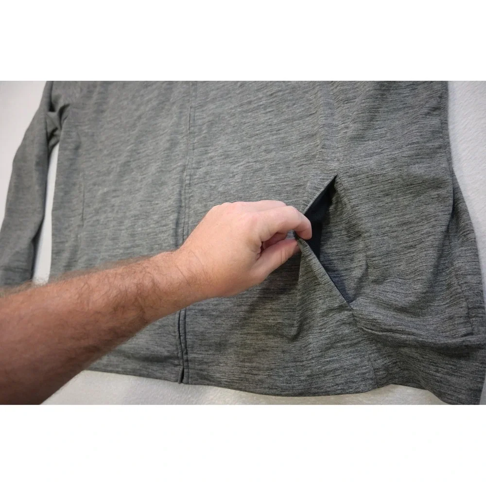 Nike Full Zip Hoodie Jacket Mens XXL Grey Performance Athletic Excellent